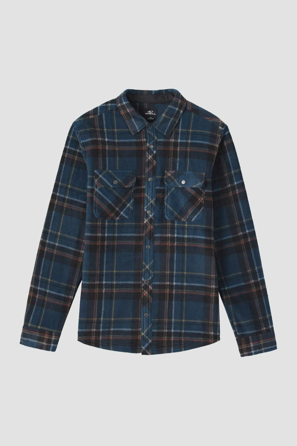 O&#39;Neill Glacier Plaid Superfleece in Midnight Navy