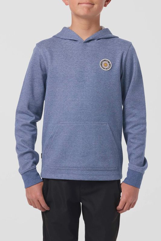 O’Neill Cantina Hooded Textured Knit In Blue Mirage