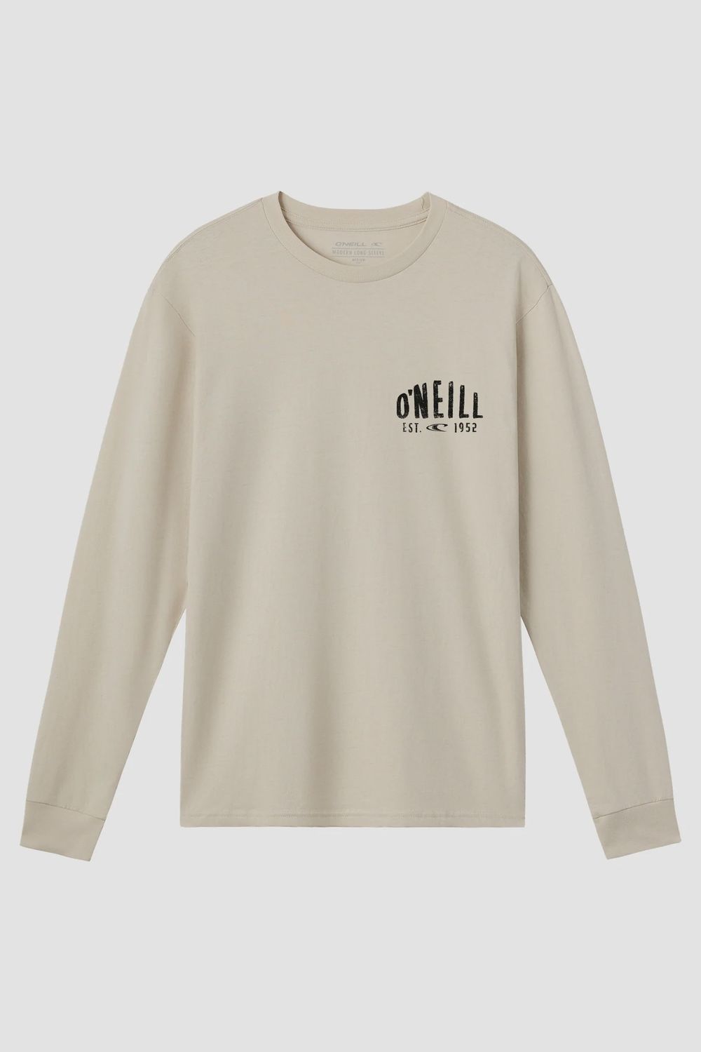 O’Neill Adrift Long Sleeve Tee In Light Khaki