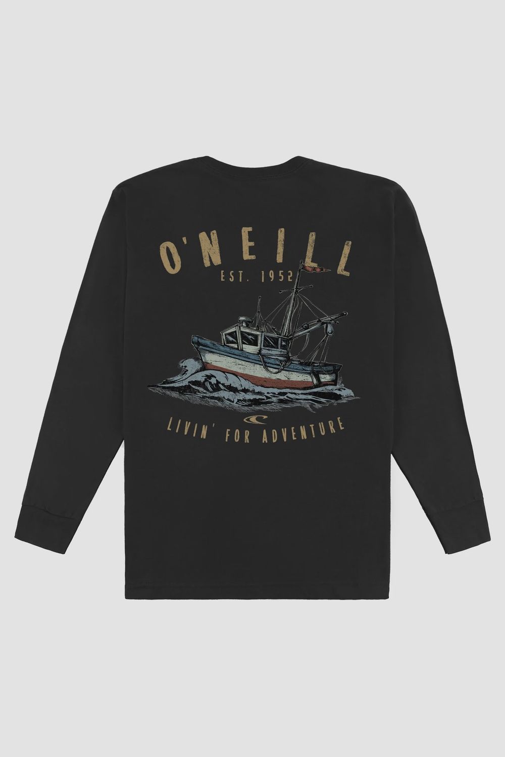 O&#39;Neill Adrift Long Sleeve Tee In Black