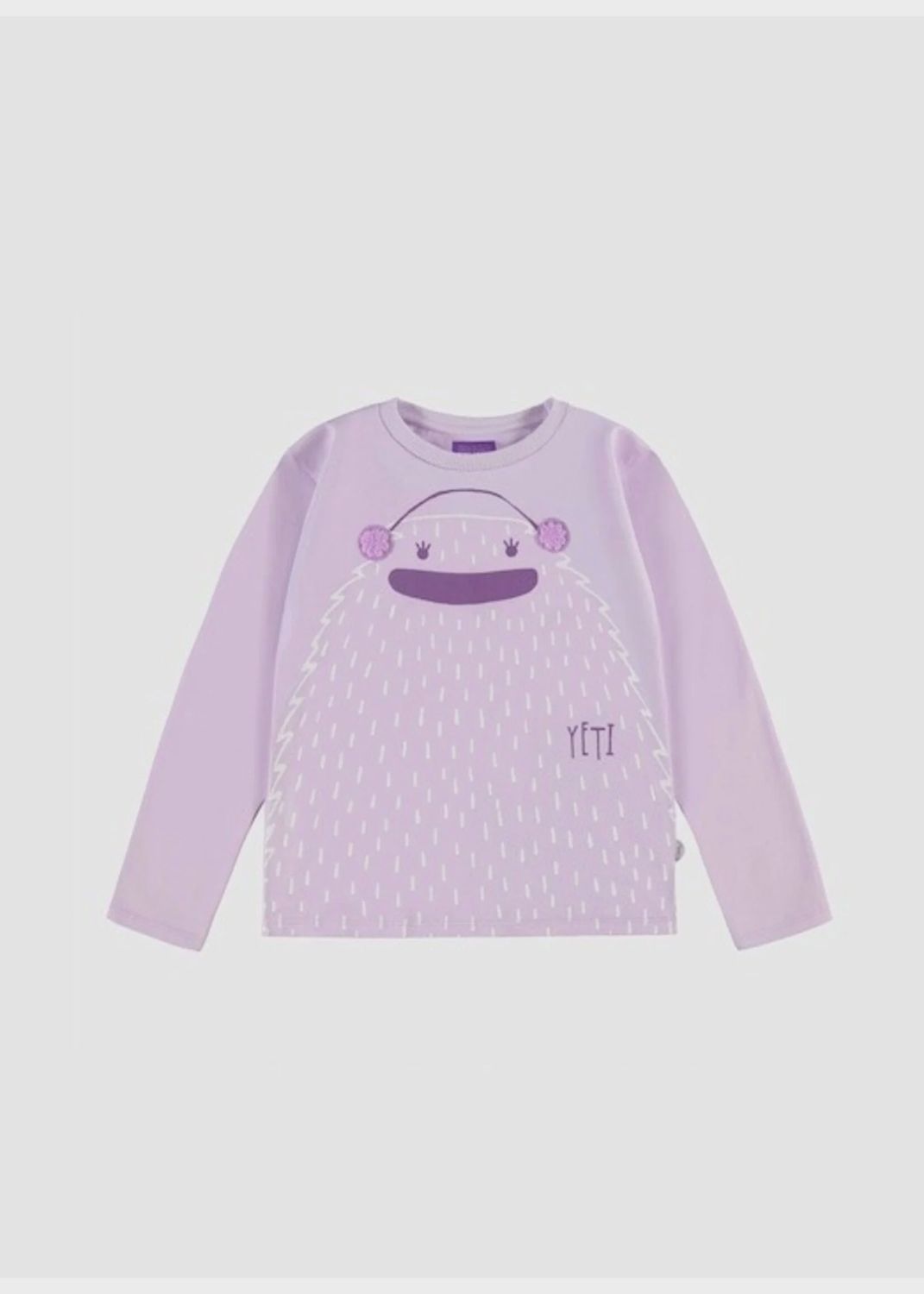 Souris Mini/L/S Yeti T-Shirt/Purple