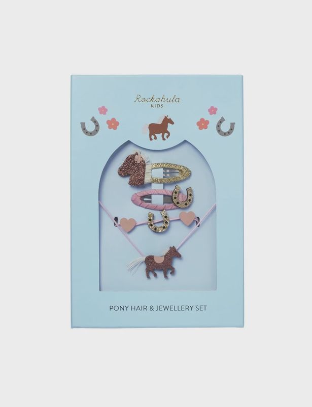 Rockahula/Peggy Pony Hair &amp; Jewellery Set