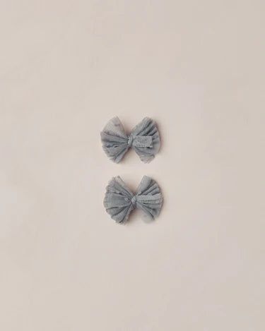 Noralee/ Flutter Tulle Clip / Vintage Blue