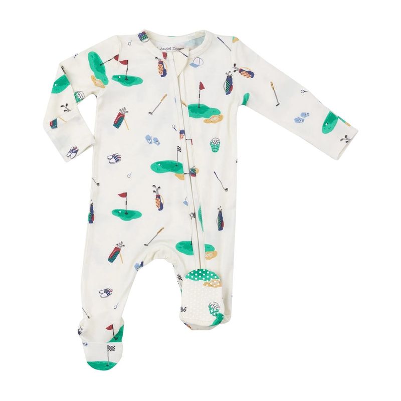 2 Way Zipper Foootie - Golf