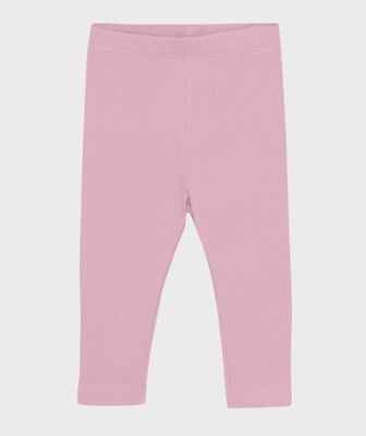 Minymo Pink Ribbed Legging