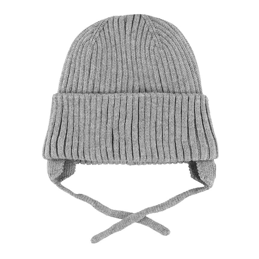 Cali Kids Ribbed Knit Hat Grey