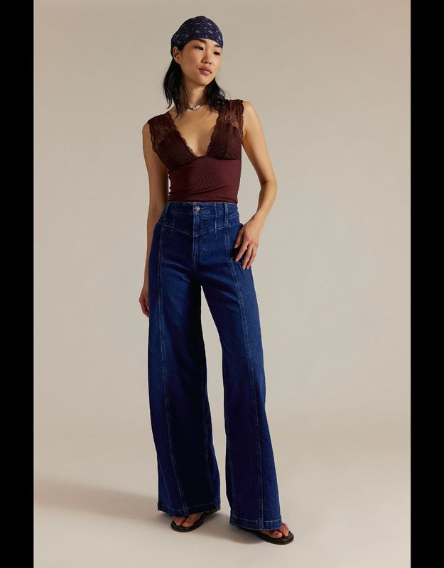 Free People/Libre Wide Leg/Lock &amp; Key