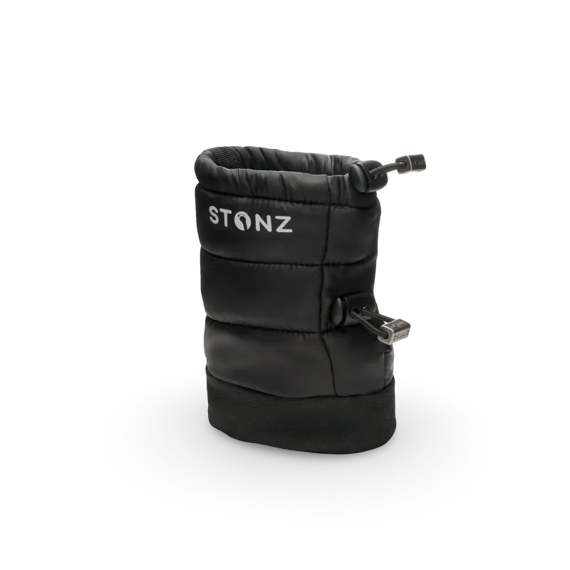 Stonz Baby Puffer Booties - black