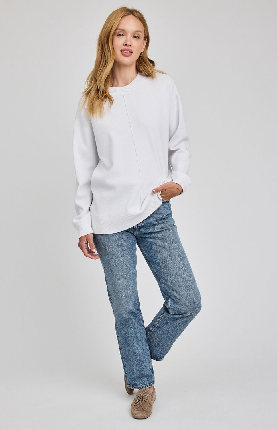 Gentle Fawn Sweater/Louella/white