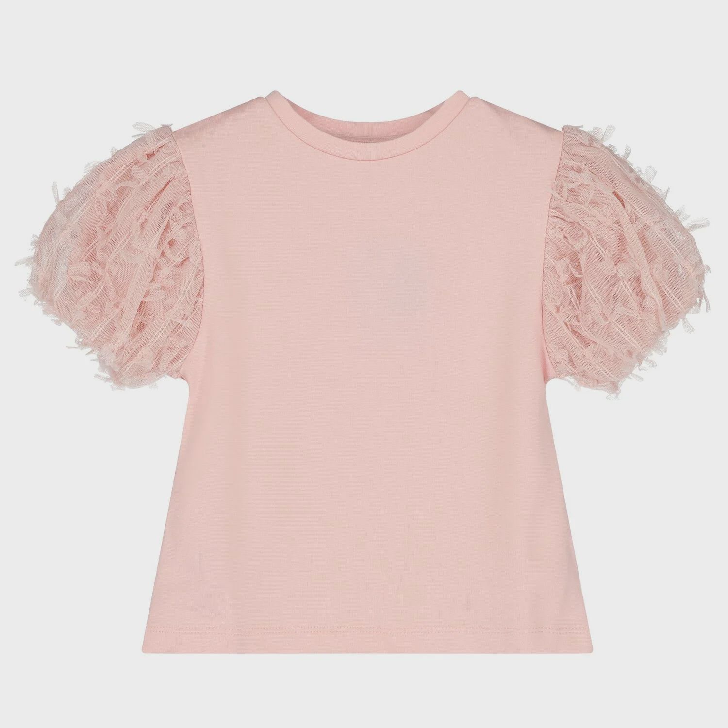 Mayoral 3001 Girls Blossom Pink Tulle Top