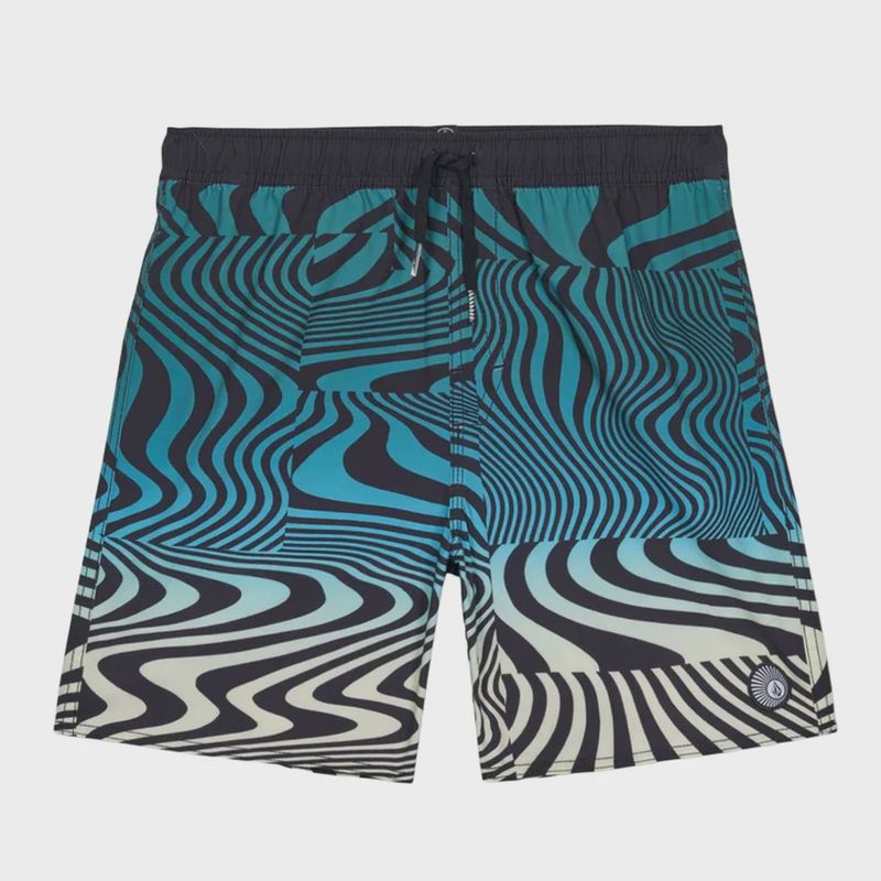 Volcom/Youth Lido Print Trunks/Rifle