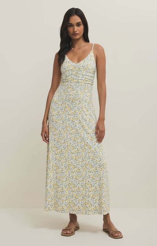 Z Supply/Faya Idra Ditsy Maxi Dress/Cloud