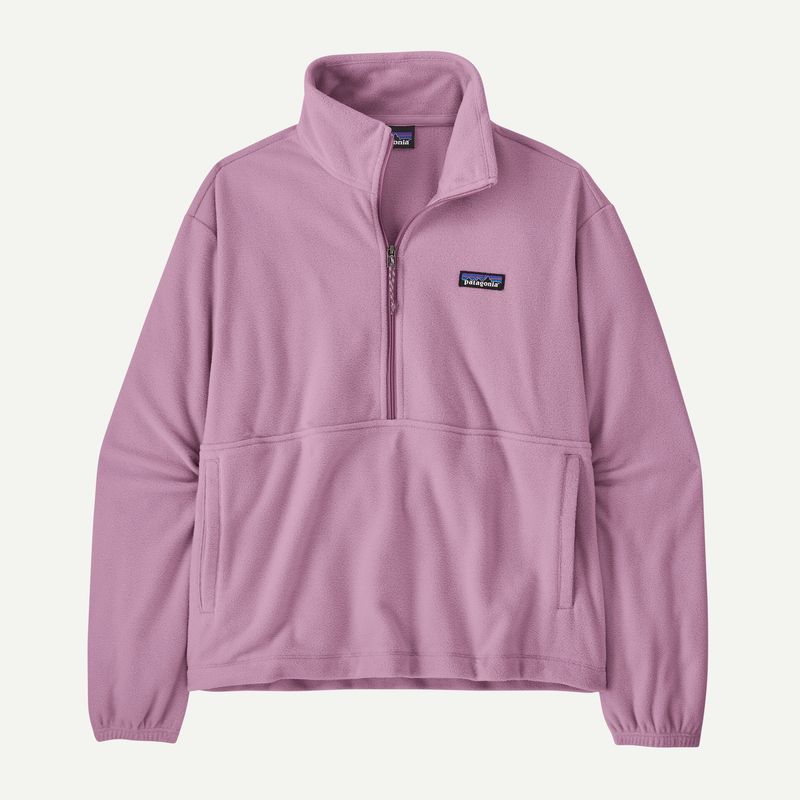 Patagonia/W’s mirco d 1/2 Zip Fleece P/O/light violet