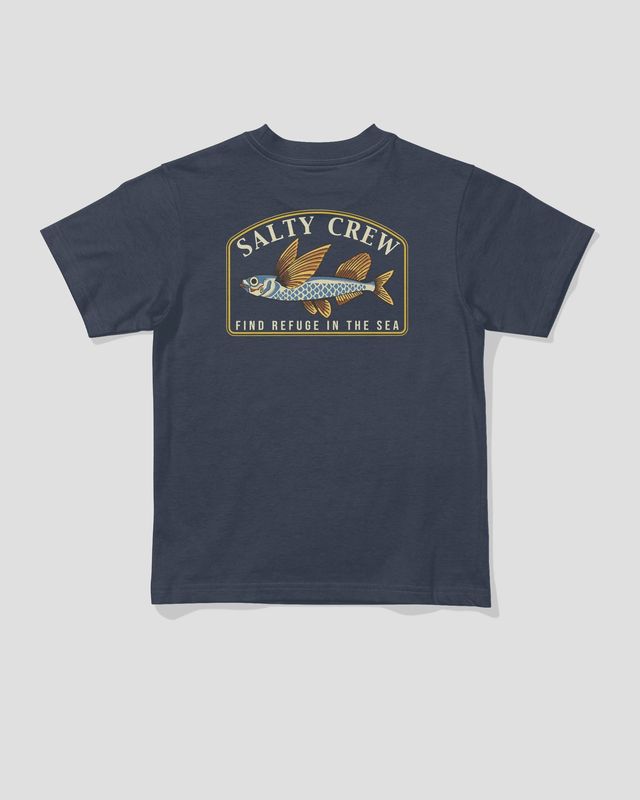 Salty Crew/Fly home toddler Ss Tee/Navy