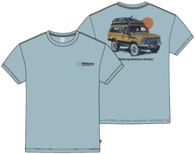 Billabong/Little Boys Make Tracks SS/ Dusty Blue