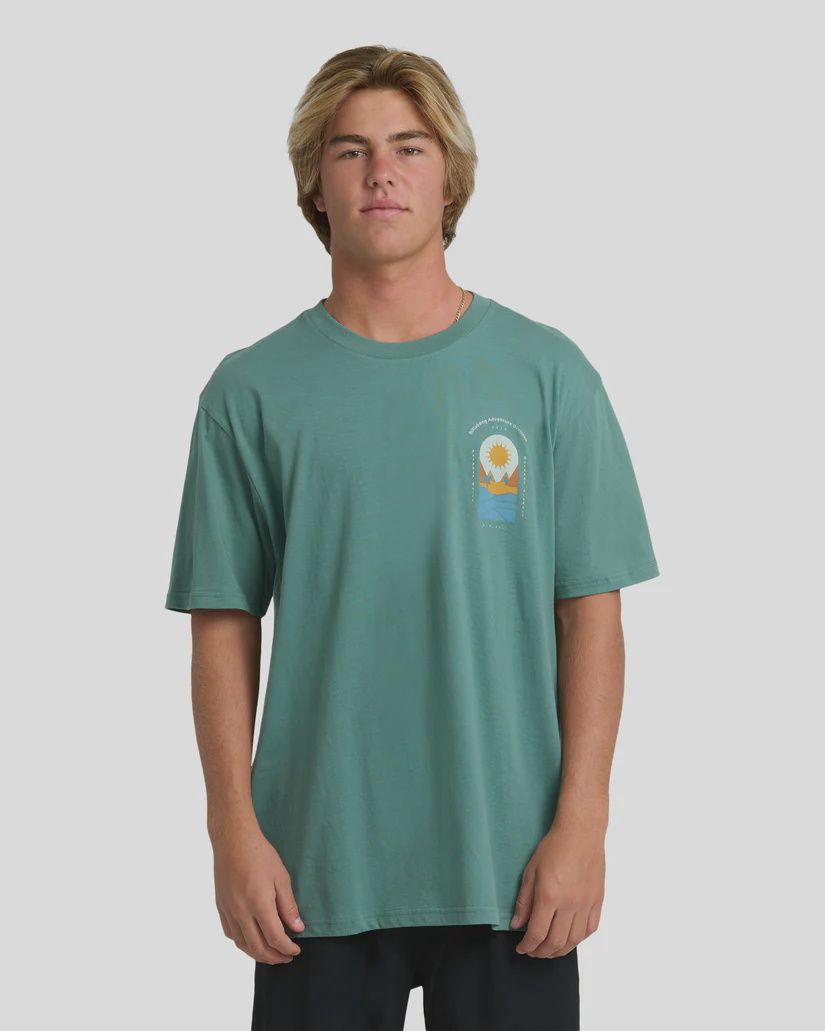 Billabong/Boys Sun Down SS/Sea Green