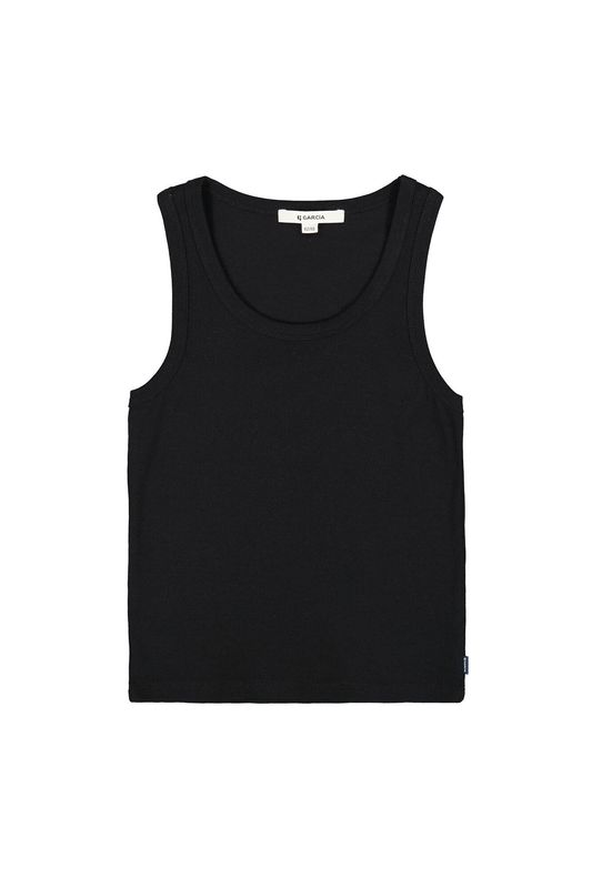 Garcia Girls Black Ribbed Tank
