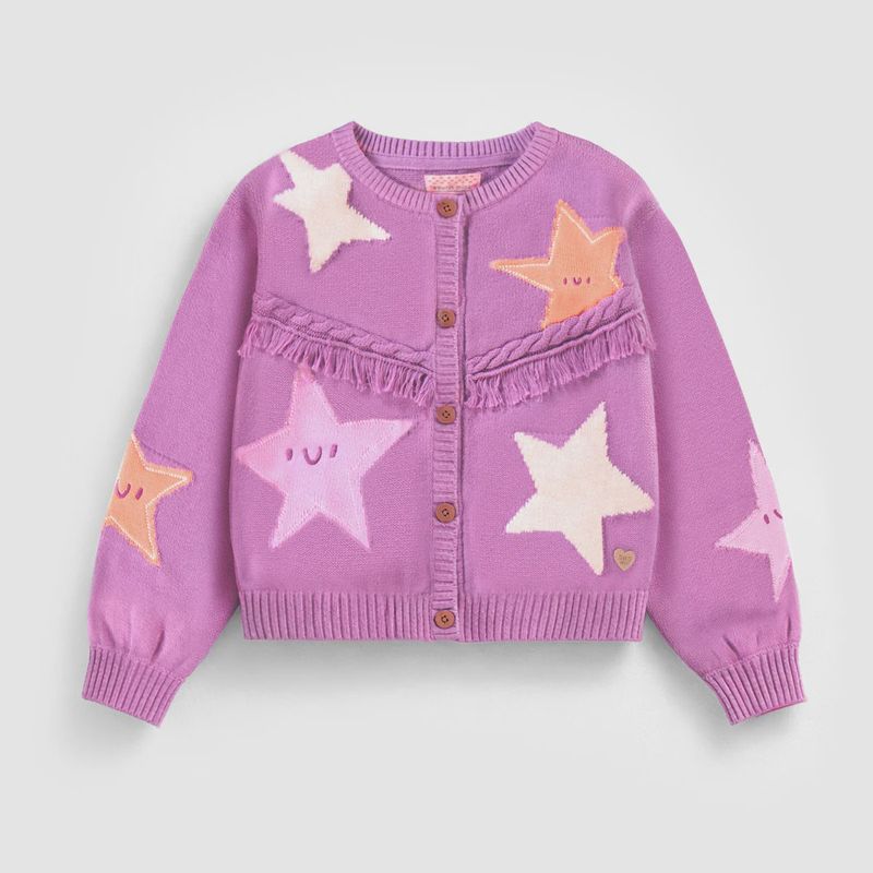 Souris Mini/Purple Star Cardigan