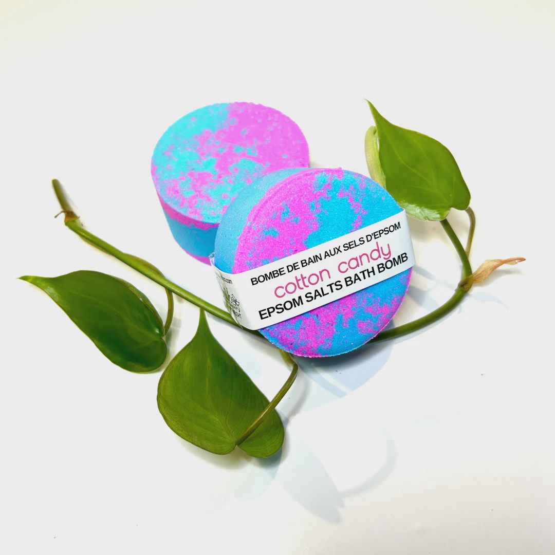 Epsom Salts Bath Bombs/cotton candy