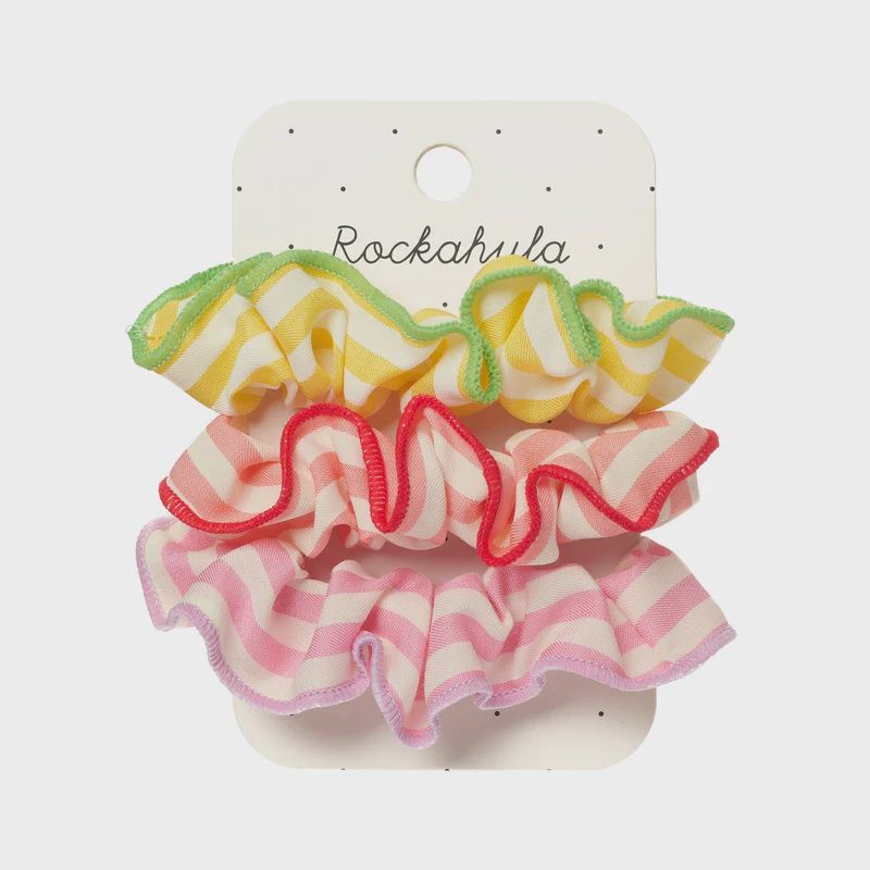 Rockahula Candy Stripe 3 pack Scrunchies