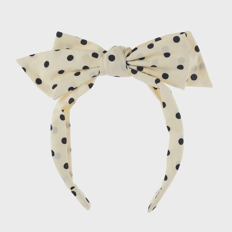 Rockahula Polka Dot Double Bow Headband