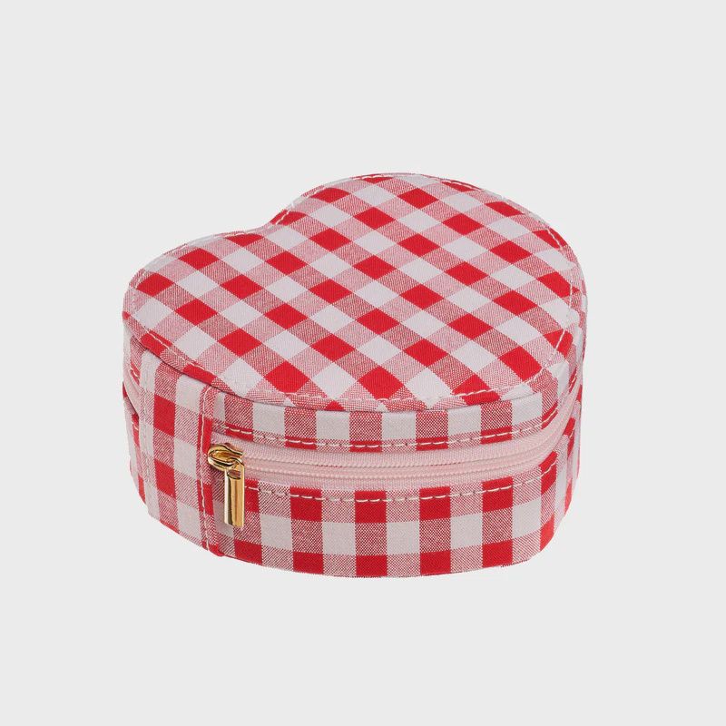 Rockahula Gingham Love Heart Jewellery Box