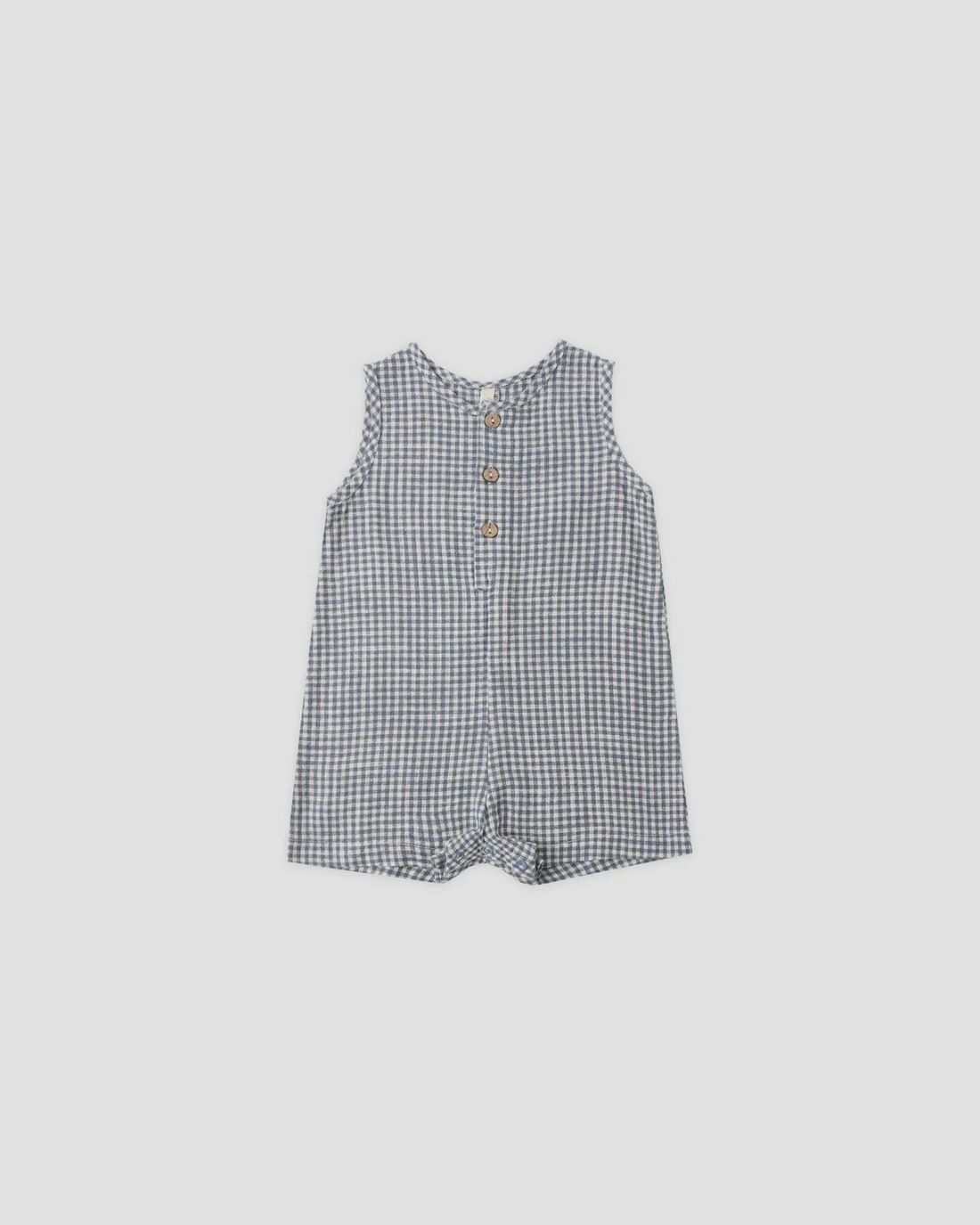 Rylee+Cru Mavrick Romper/Marine Gingham