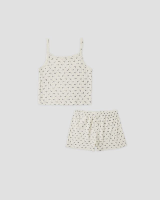 Rylee+Cru Pointelle Lounge Set/Natural