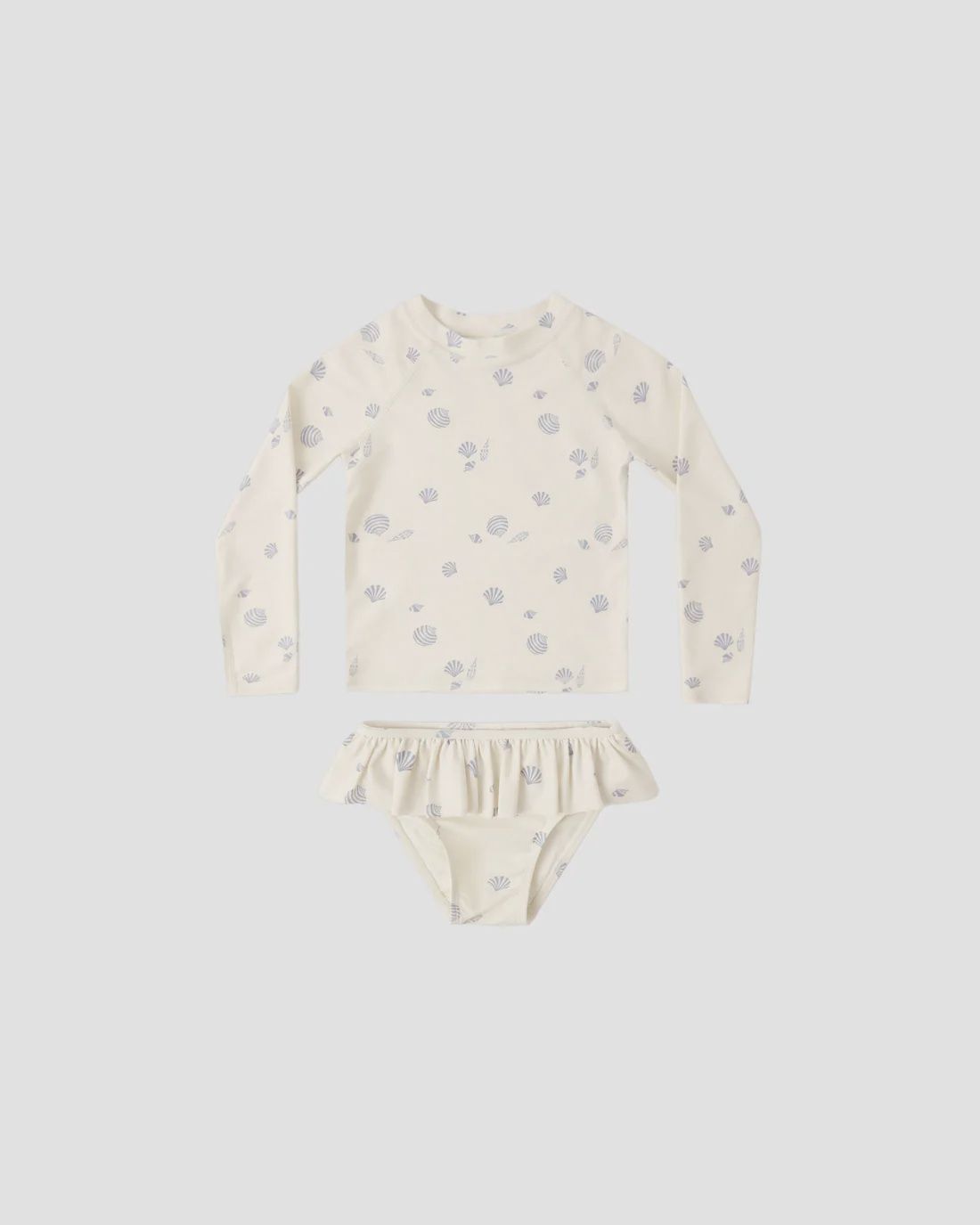 Rylee+Cru Rashguard Girls Set/Seashells