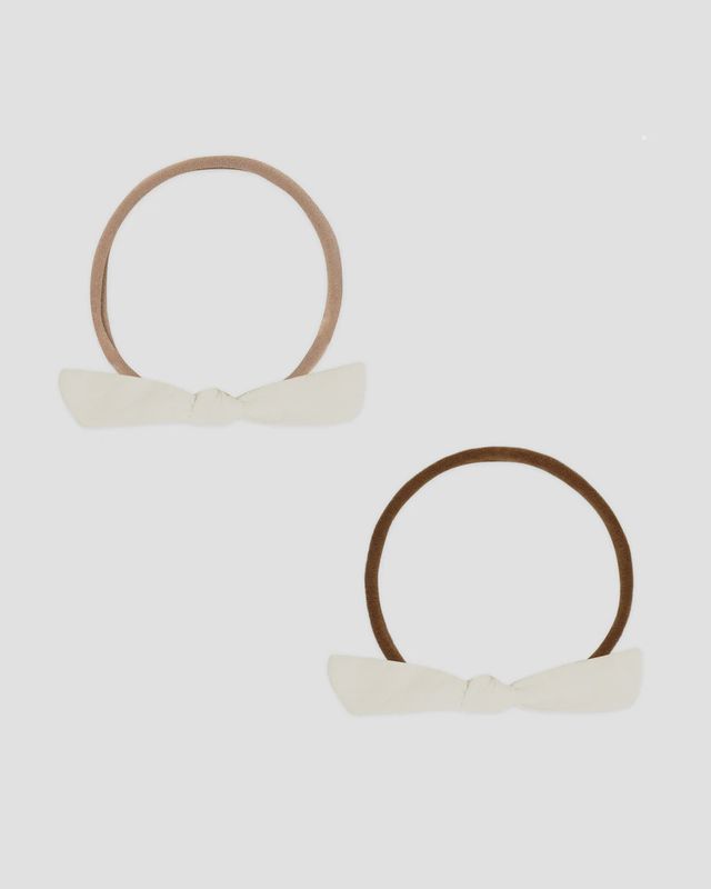 Rylee+Cru little Knot headband/ivory