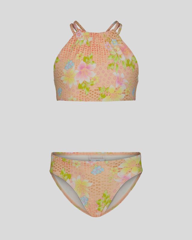 Billabong / Girls Crazy For Coral Bikini Set / Soft Peach