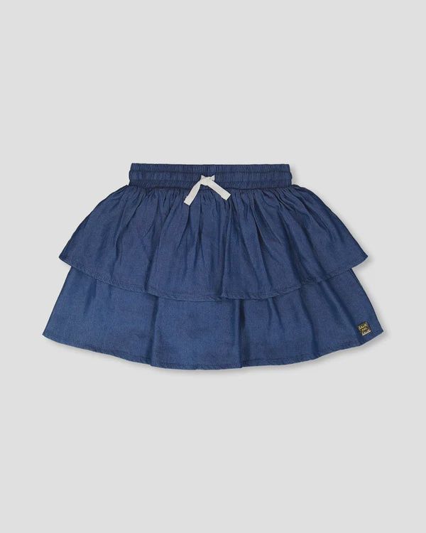 Deux Par Deux / Chambray Skort / Dark Blue Chambray