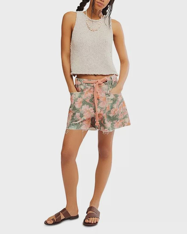 Free People/Moxie Printed Short/Watermelon