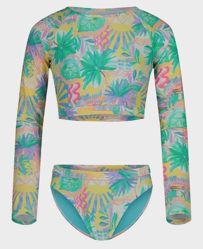 Roxy/Girls Palm Sun Crop RG Set/Blue Radiance