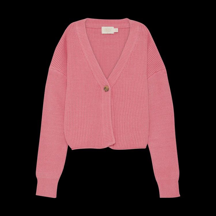 Creamie/Knit Cardigan/Coral