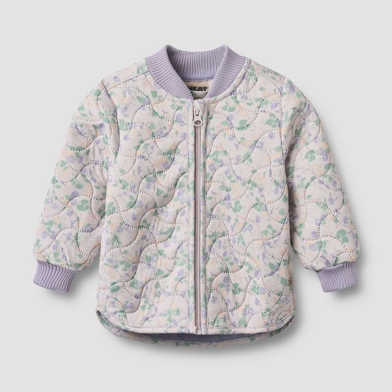 Wheat Thermo Jacket Loui Baby In Purple Light Petunias