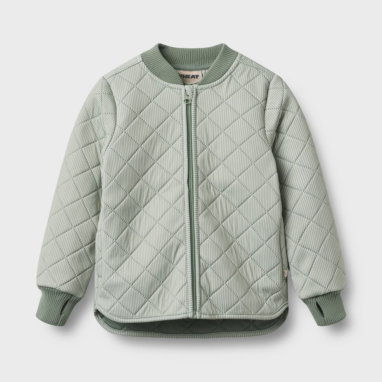 Wheat Thermo Jacket Loui In Green Stripe