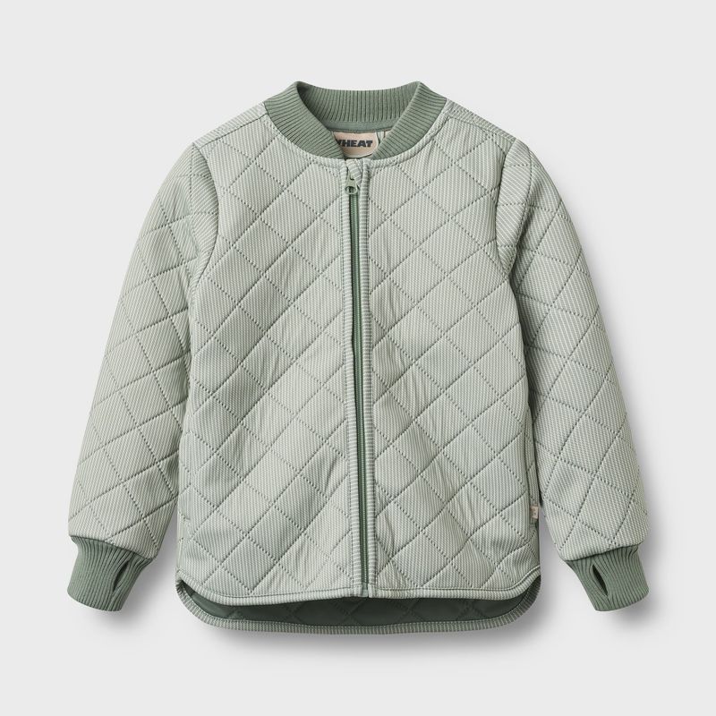 Wheat Thermo Jacket Loui In Green Stripe