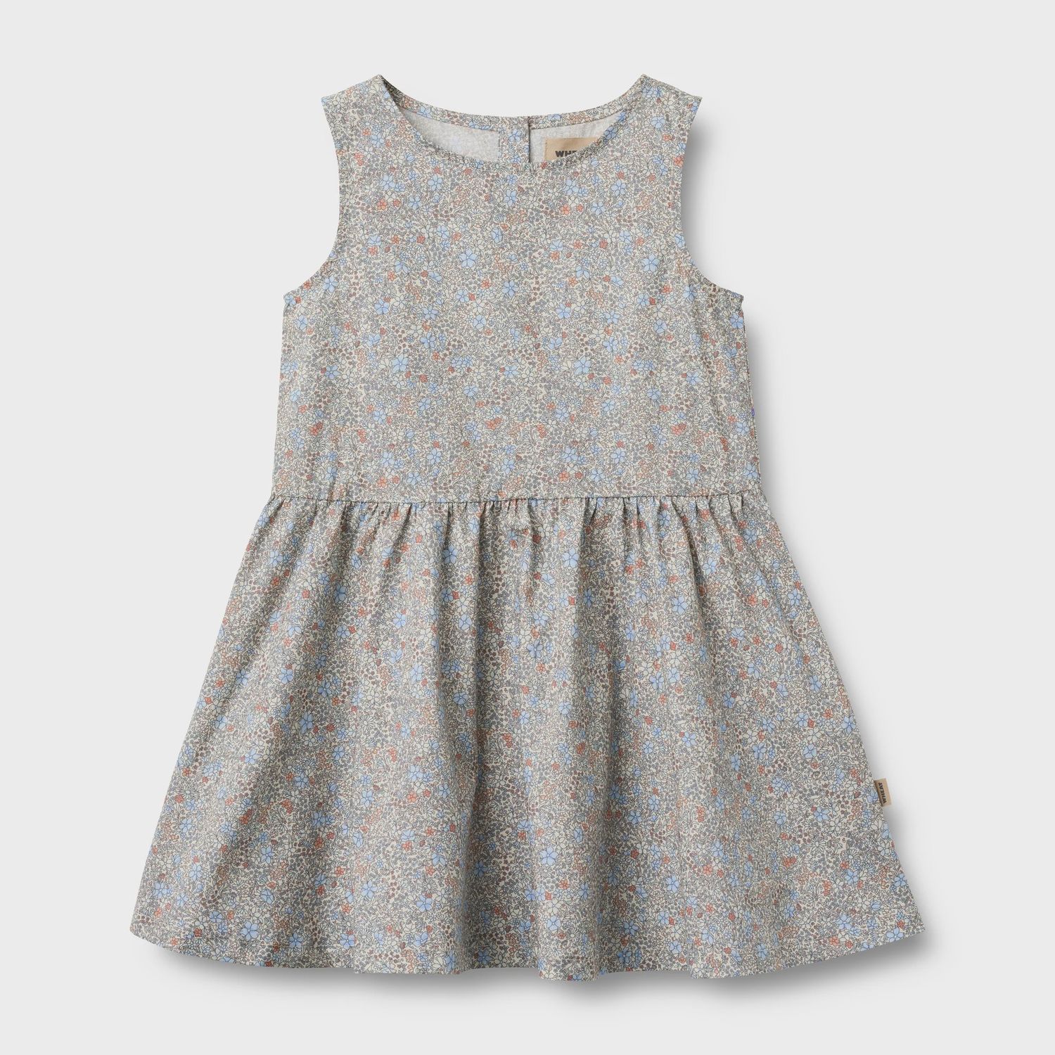 Wheat/Dress Hella/Air Blue Flowers