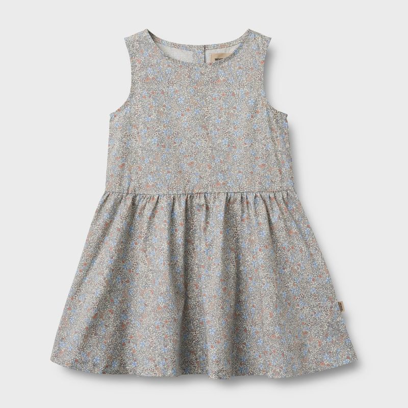 Wheat/Dress Hella/Air Blue Flowers