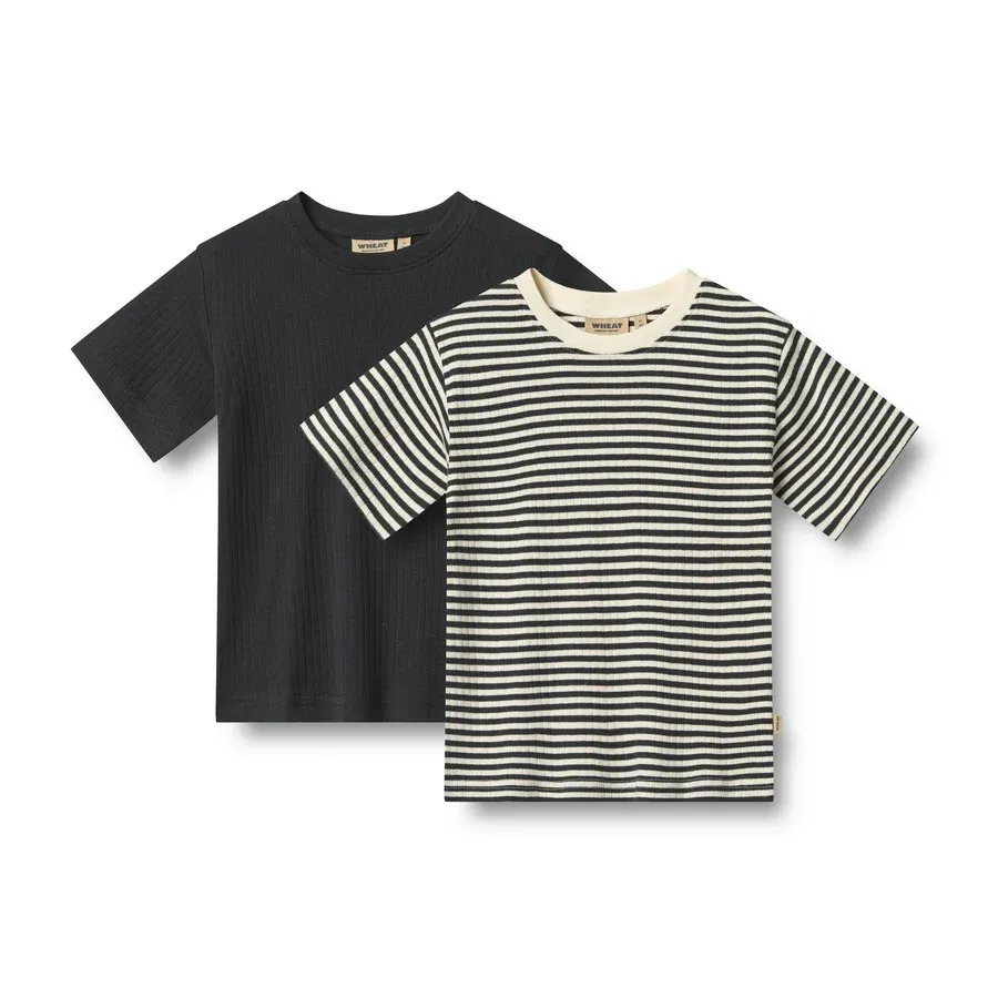 Wheat/2 Rib T-Shirt s/s Fabian
