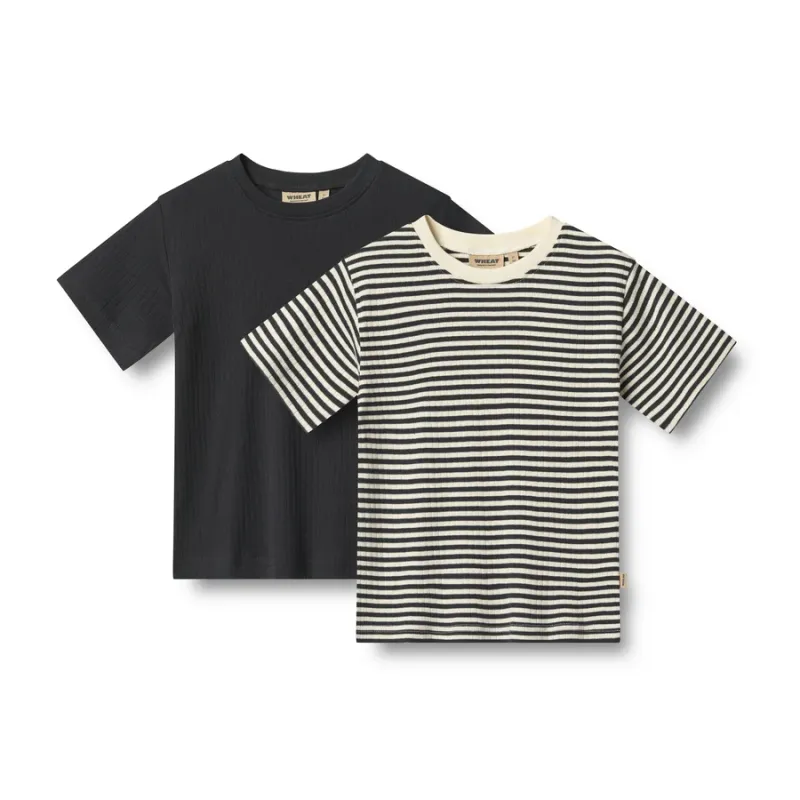 Wheat/2 Rib T-Shirt s/s Fabian