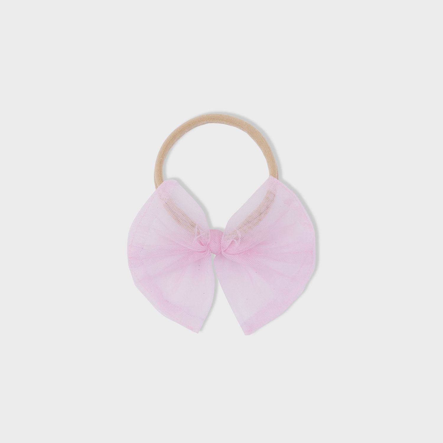 Bow on Headband / Solid Romance Rose