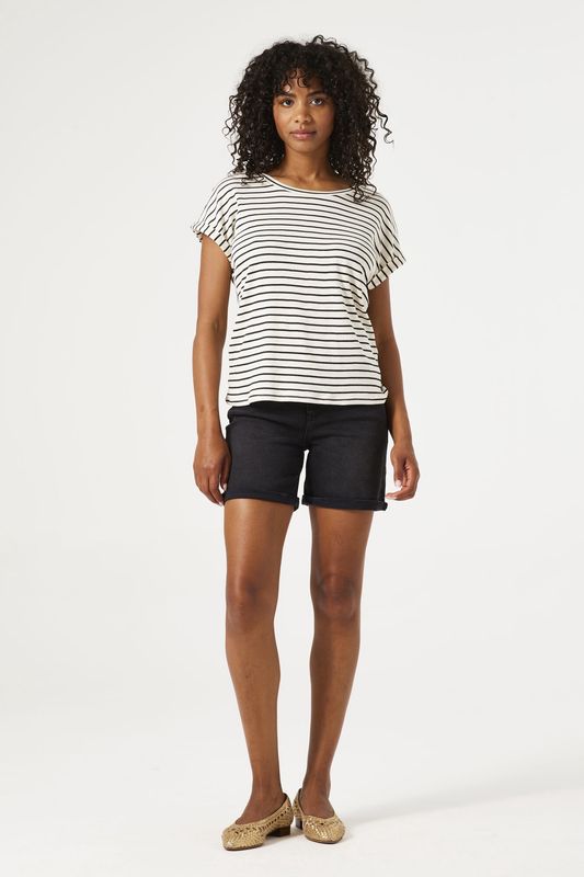 Garcia Ladies Denim Short/Black