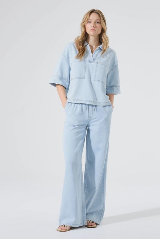 Garcia Ladies Denim Elastic Pant