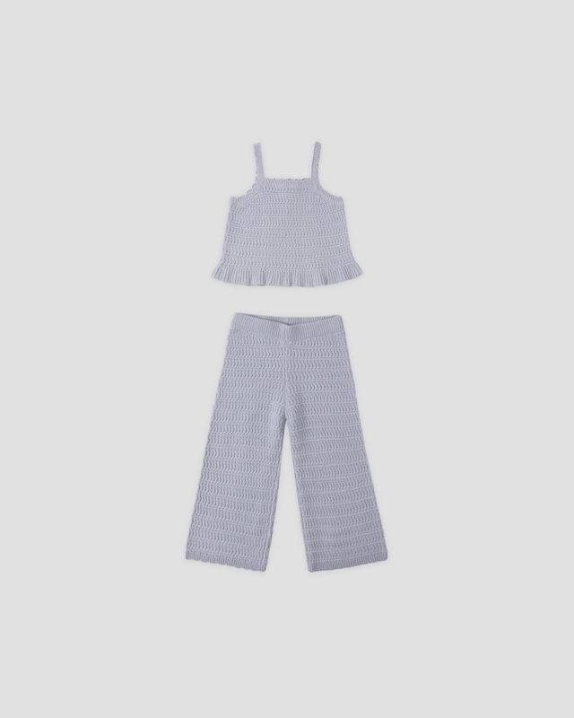 Rylee+Cru/Mari Knit Set/Periwinkle