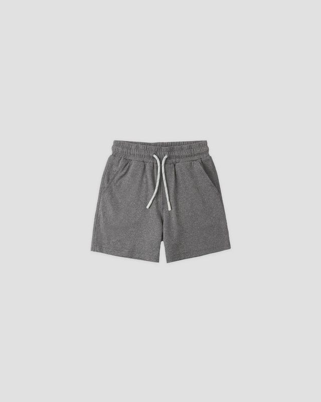 Rylee+Cru/Oceanside Tech Short/Heathered Black