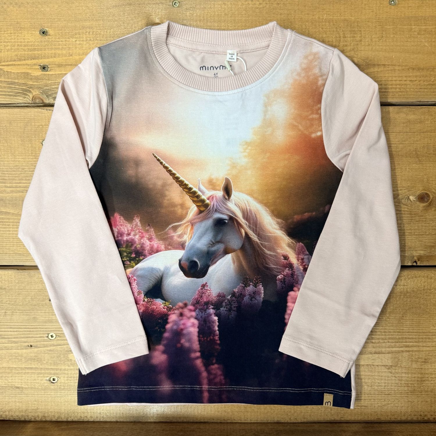 Minymo/Tee LS/Unicorn Pink