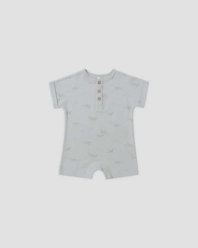 Quincy Mae/Short Sleeve One-Piece/Airplanes