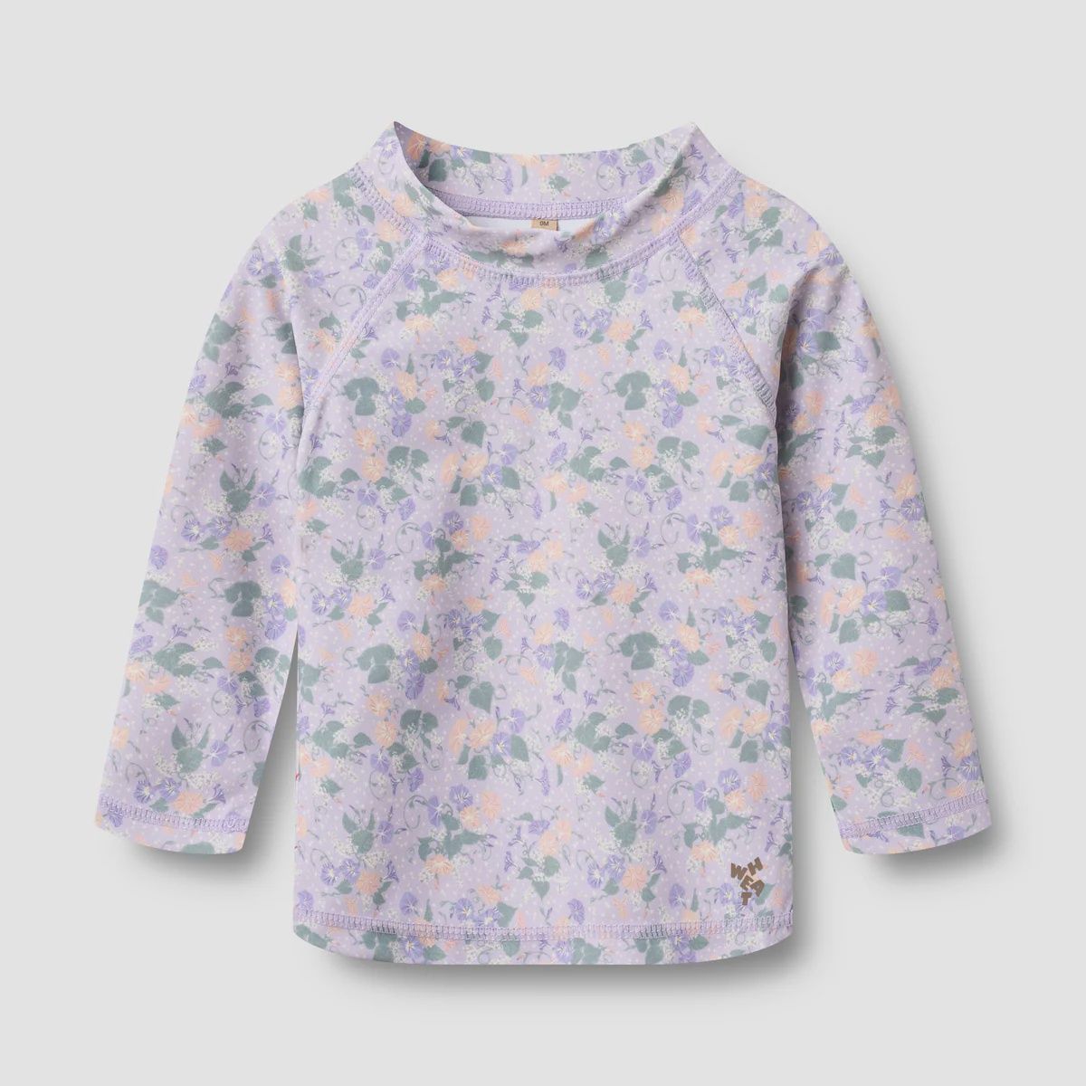 Wheat/Swim T-Shirt L/S Dilan/Purple Light Petunias